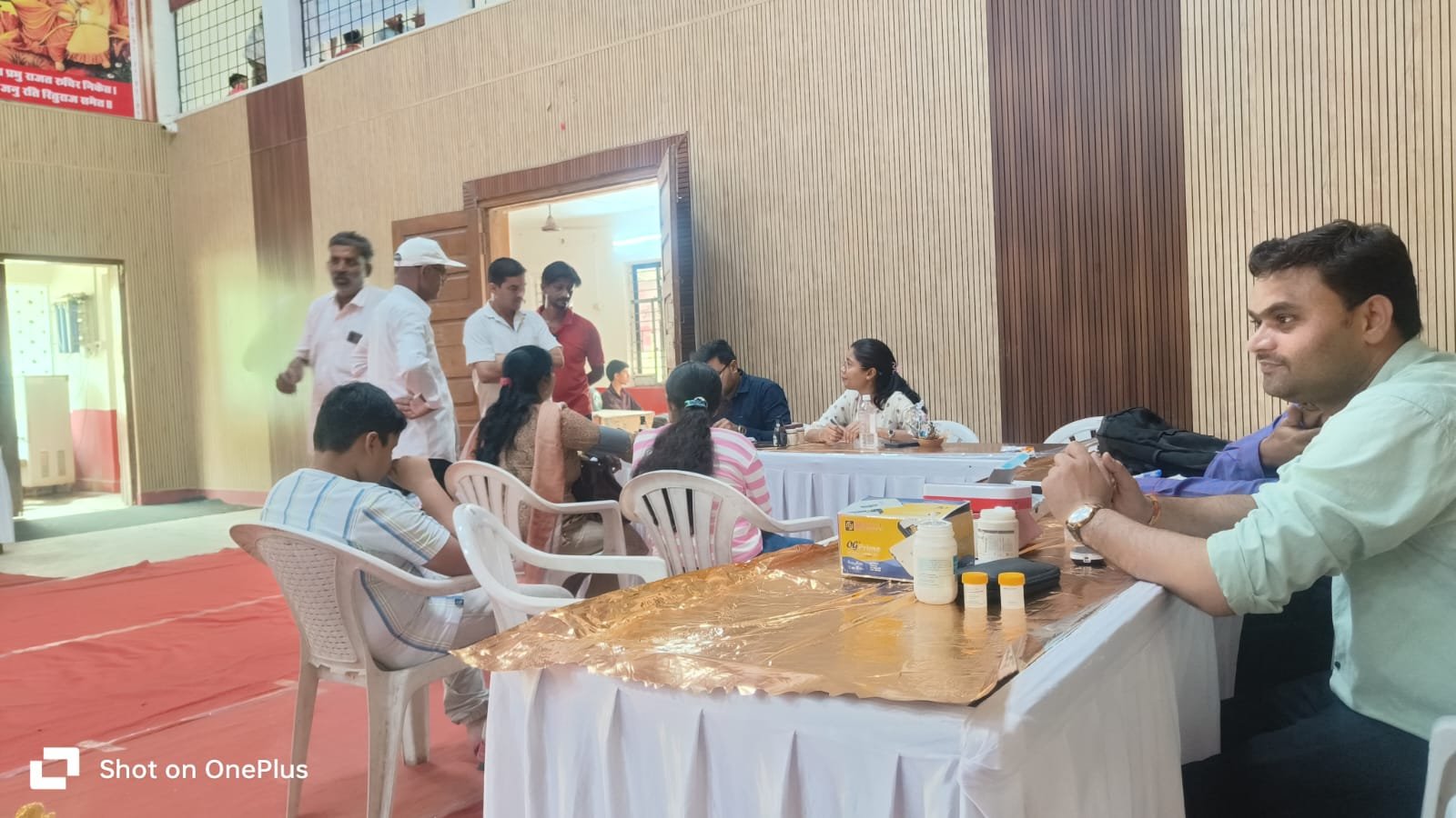 निःशुल्क आयुर्वेद चिकित्सा शिविर संपन्न -