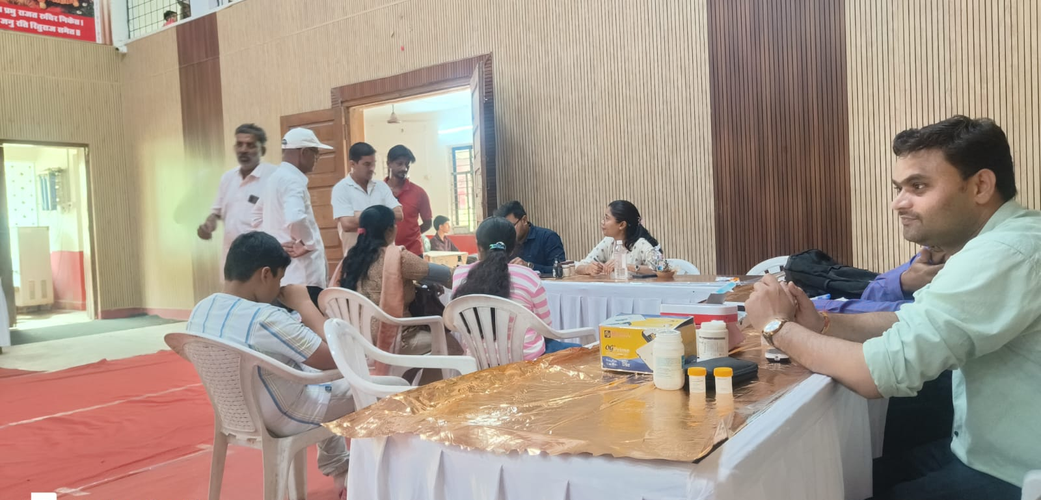 निःशुल्क आयुर्वेद चिकित्सा शिविर संपन्न -